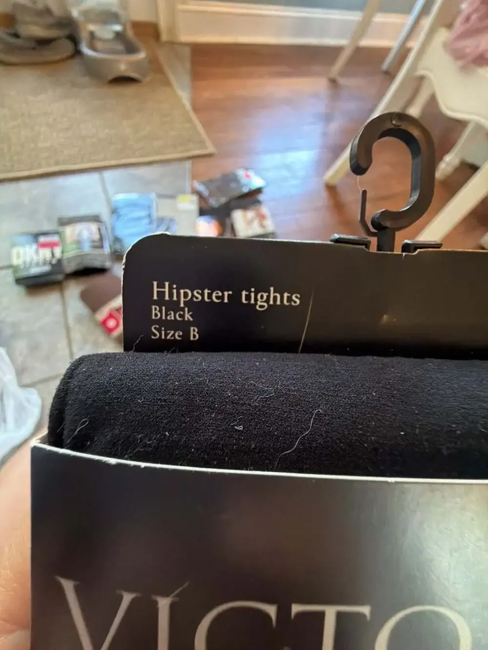 Victoria's Secret Hipster Tights Black Size B